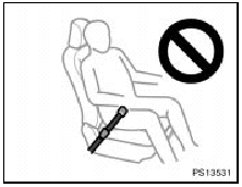 If the seat belt extender has been connected to the driver’s seat belt buckle