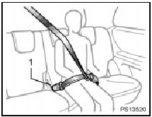 REAR CENTER SEAT BELT